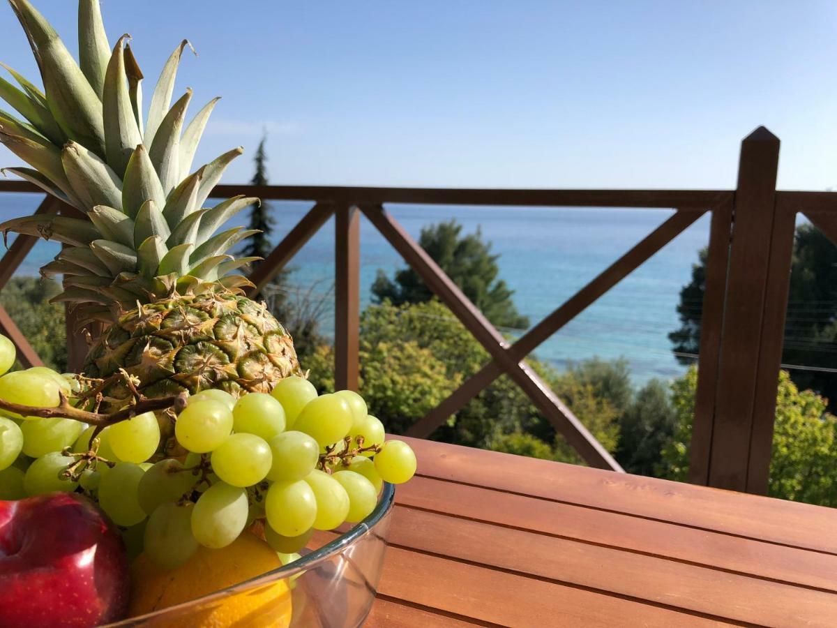 Вілла Unique Sea View House Каландра Екстер'єр фото